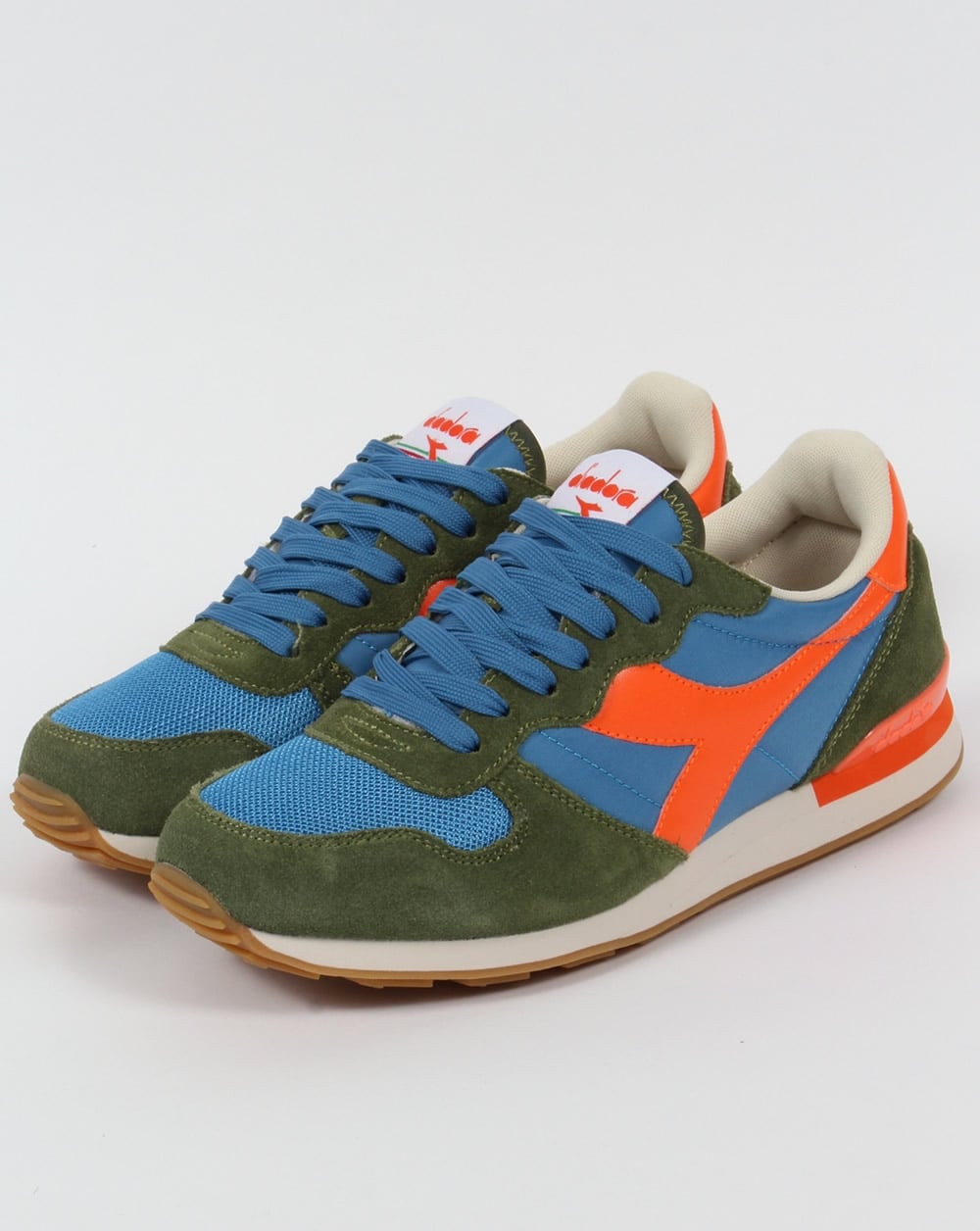Diadora Camaro Trainer Oliv/Blau
