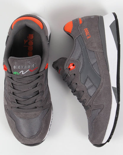 Diadora V7000 NYL II Trainer Grau/Orange