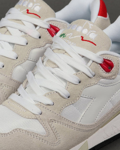Diadora V7000 NYL II Sneaker Weiß/Rot