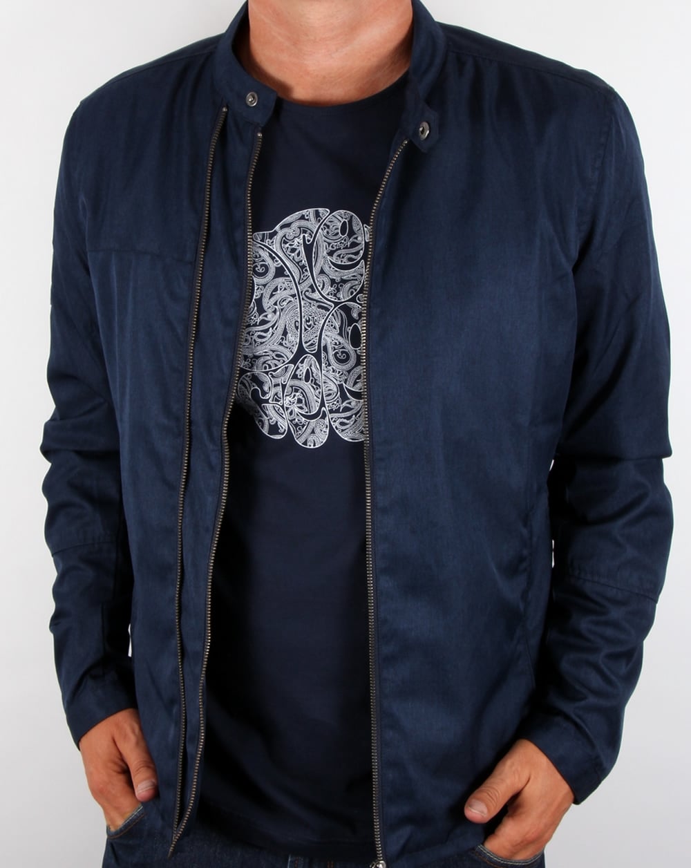 Pretty Green Ettrick Jacke Marineblau