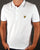 Lyle And Scott Jacquard Collar Polo Shirt White