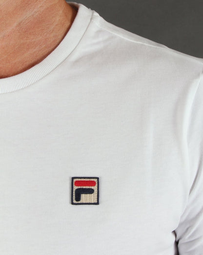 Fila Vintage Langarm-T-Shirt Weiß