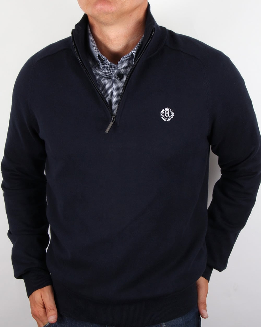 Henri Lloyd Half Zip Knit Navy
