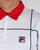 Fila Vintage Terrinda Polo Shirt White/Red