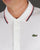 Lacoste Tipped Polo Shirt White/Red
