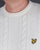 Lyle And Scott Cable Knit Lambswool Jumper Ivory