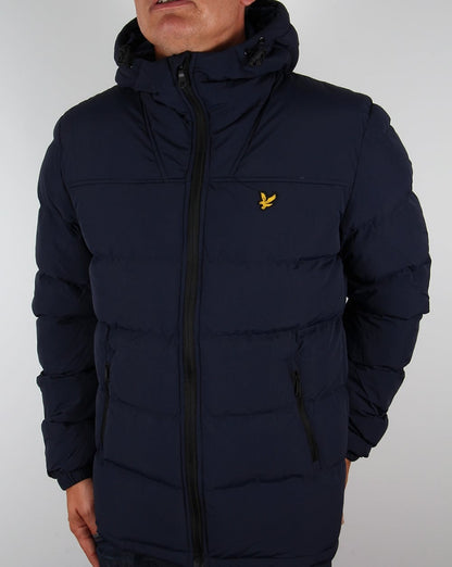 Lyle And Scott Wattierte Jacke Marineblau