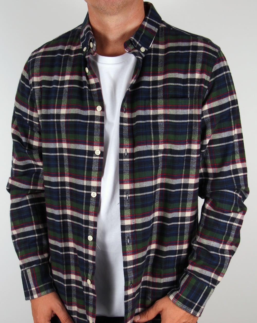 Penfield Barrhead Karohemd Blau