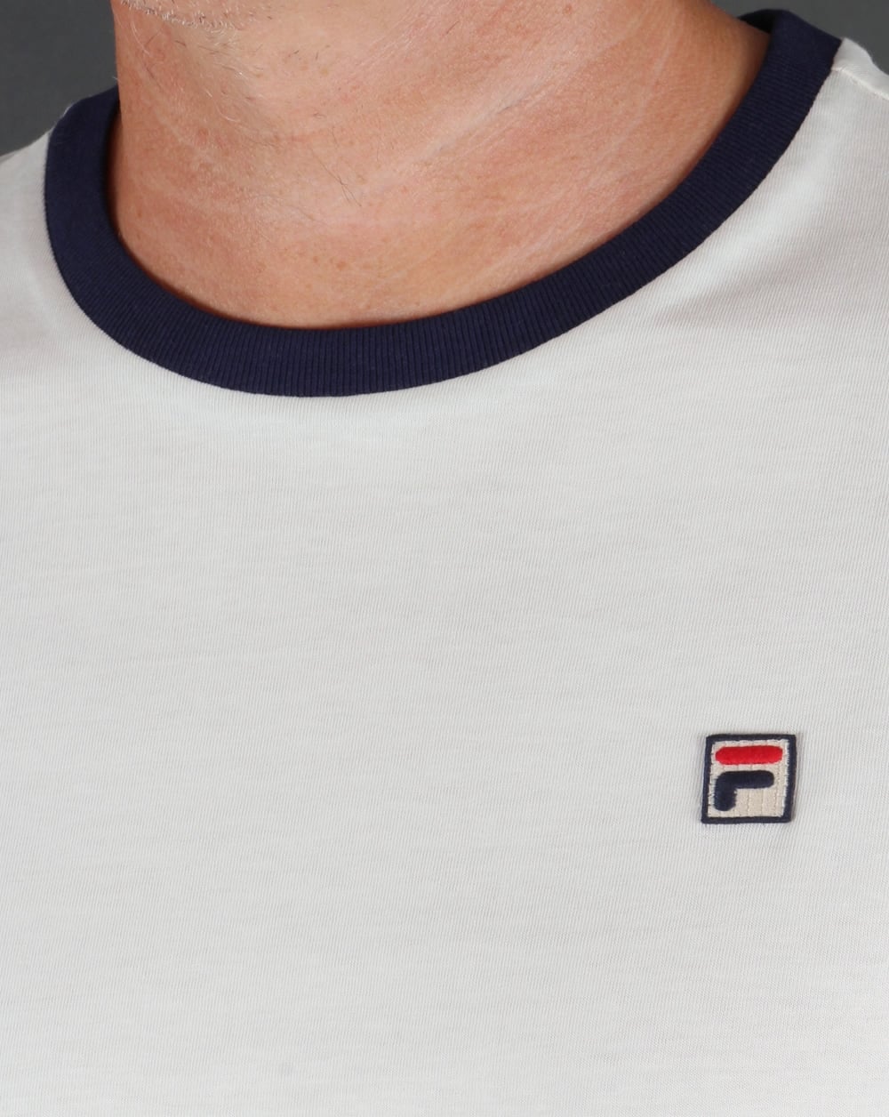 Fila Vintage Ringer T-Shirt Gardenia