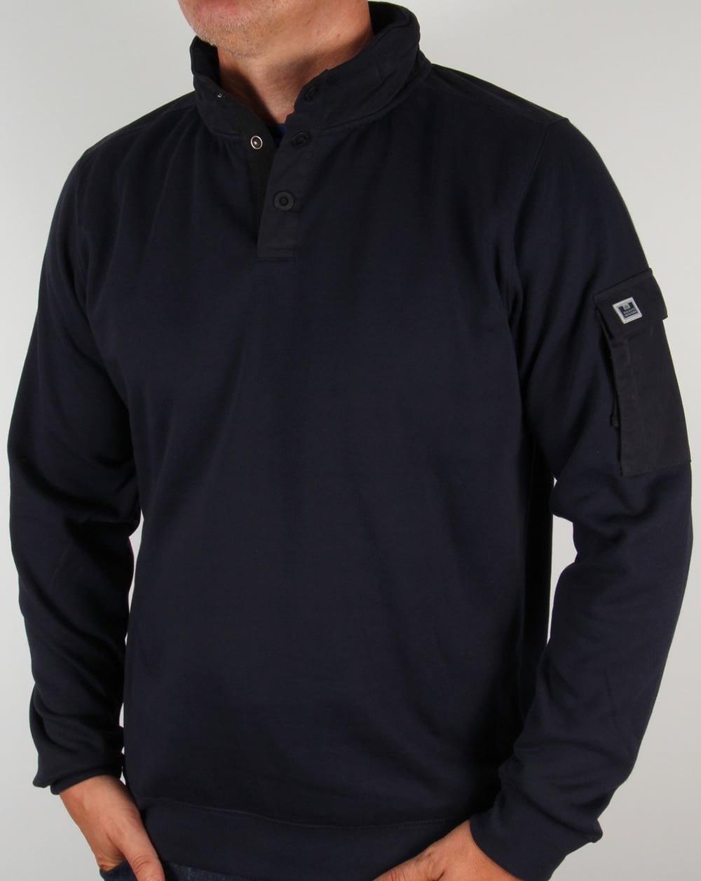 Weekend Offender Foss Kapuzenpullover Marineblau