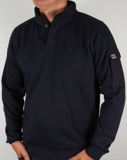 Weekend Offender Foss Kapuzenpullover Marineblau