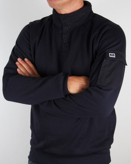 Weekend Offender Foss Kapuzenpullover Marineblau