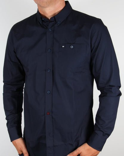 Weekend Offender Tib Hemd Marineblau