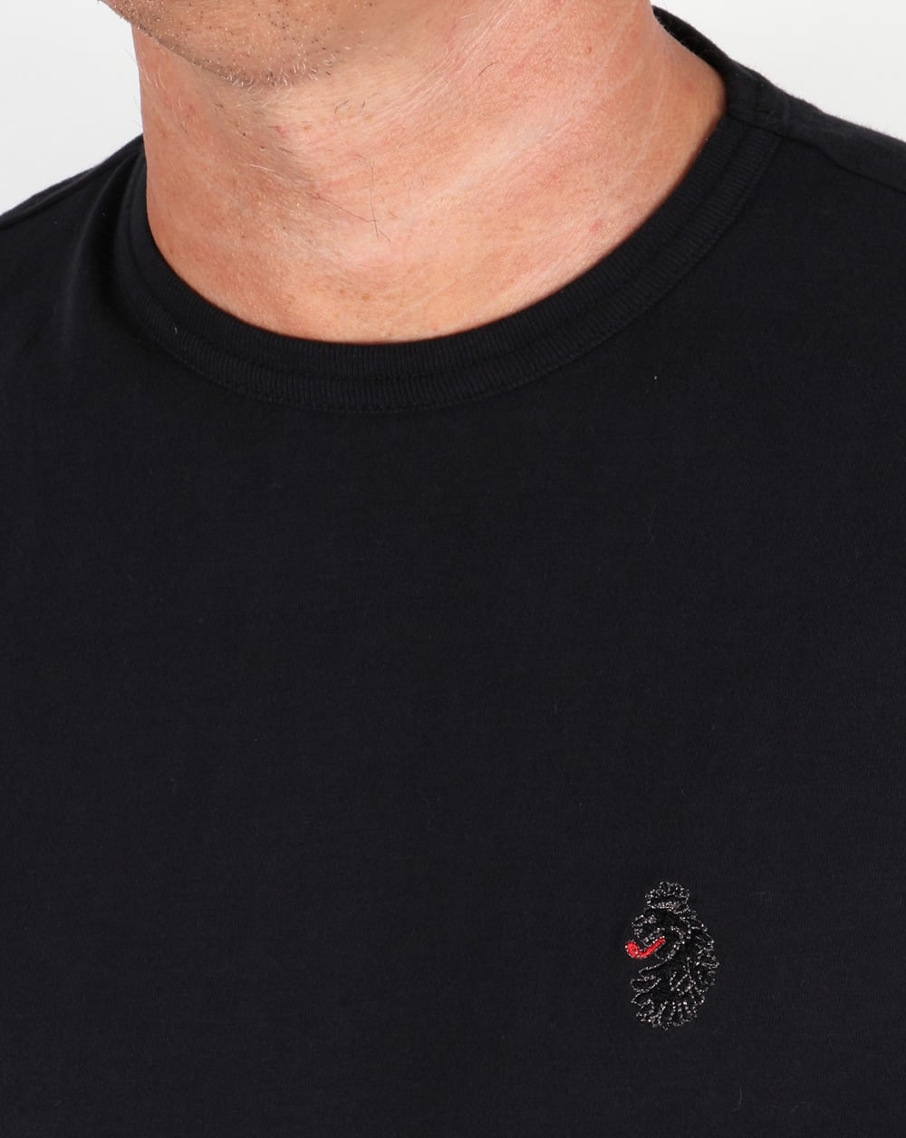 Luke Langarm-T-Shirt Schwarz