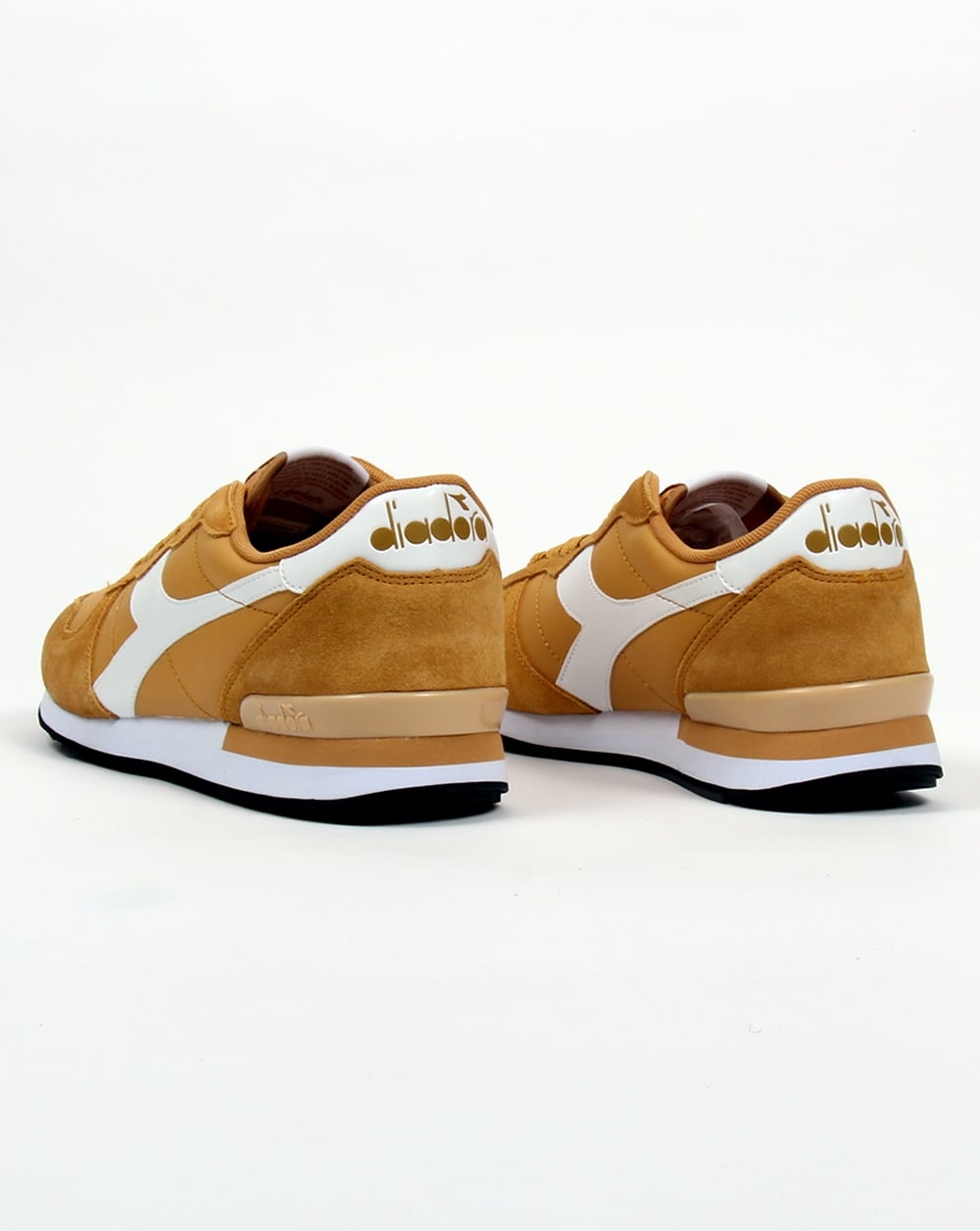 Diadora Camaro Leder-Sneakers Bernsteingold