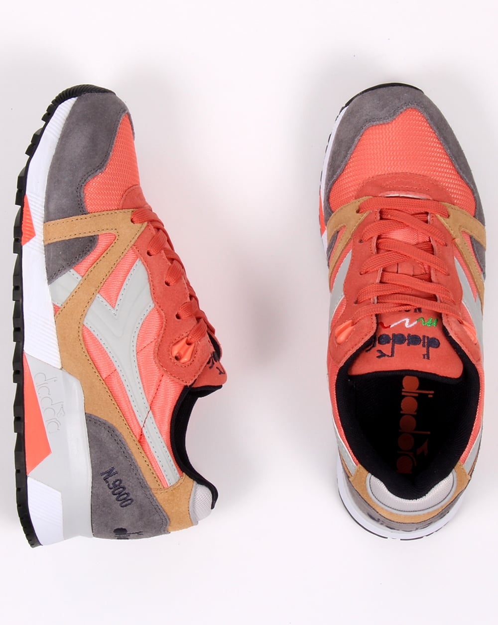 Diadora N9000 Nyl Ii Sneakers Koralle/Grau