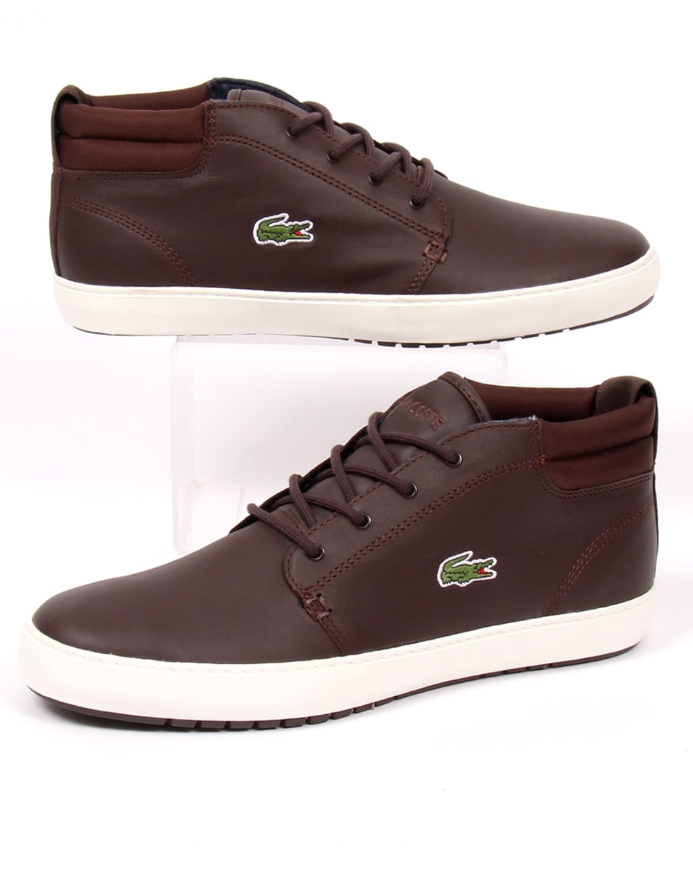 Lacoste Ampthill Terra Stiefel Braunes Leder