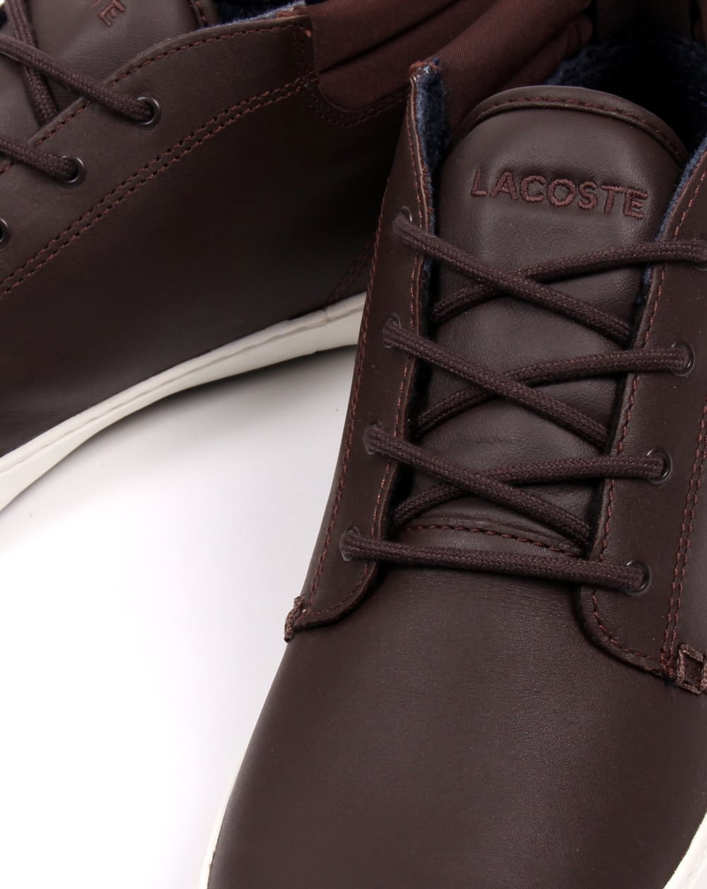 Lacoste Ampthill Terra Stiefel Braunes Leder