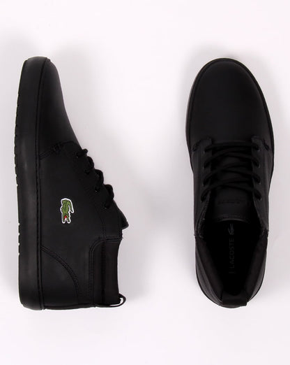 Lacoste Ampthill Terra Stiefel aus schwarzem Leder
