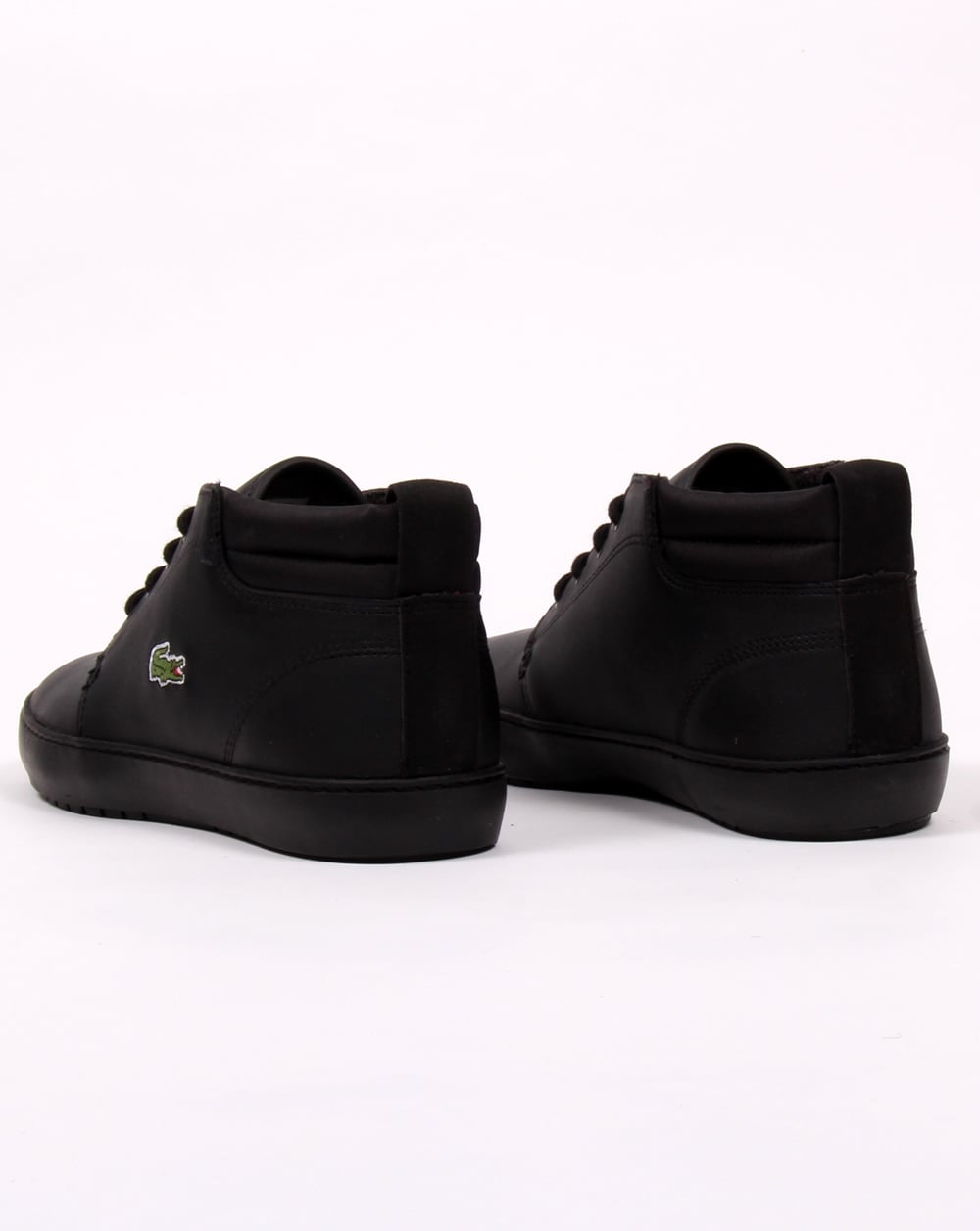 Lacoste Ampthill Terra Stiefel aus schwarzem Leder