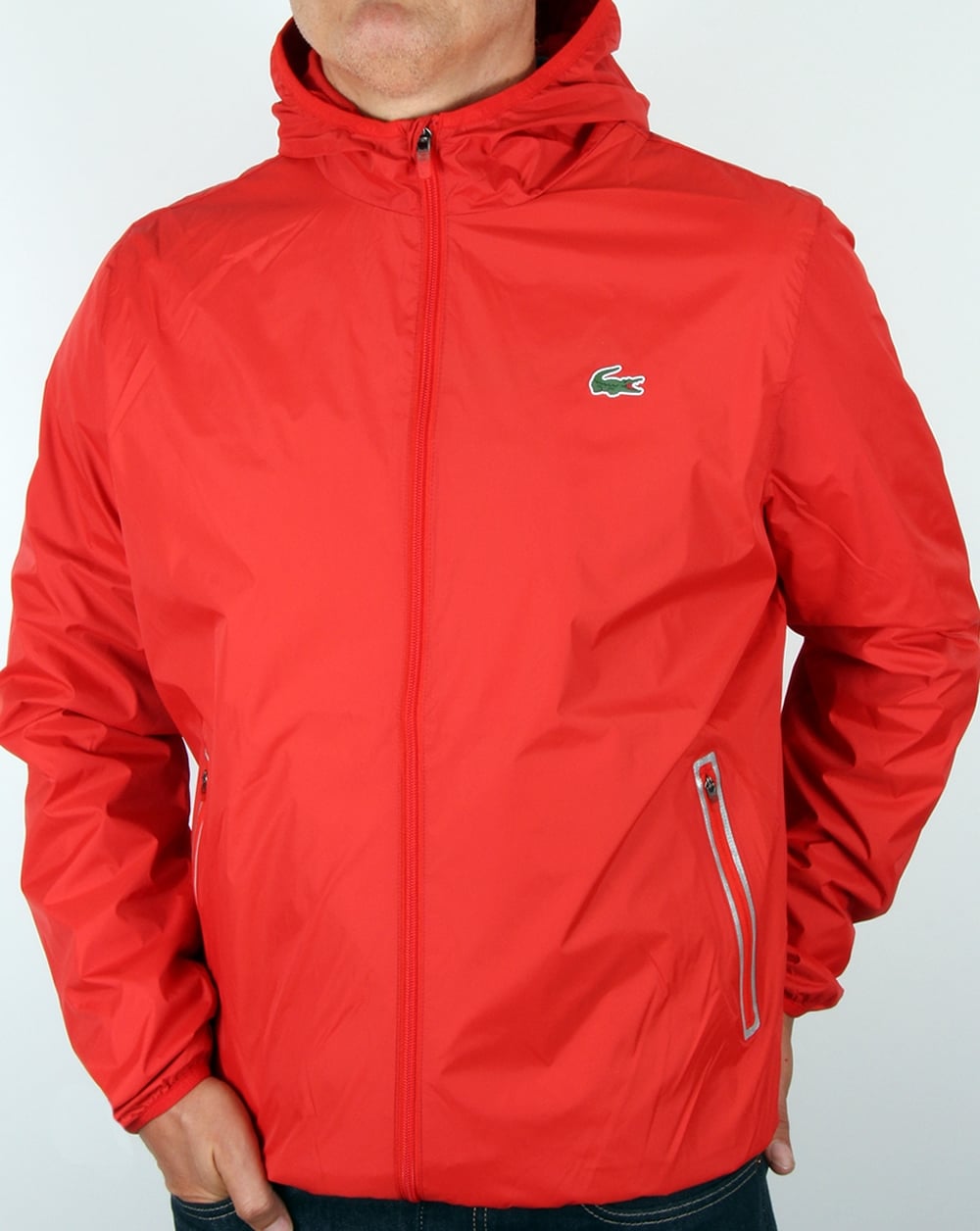 Lacoste Sport Tech Kapuzenjacke Corrida Rot