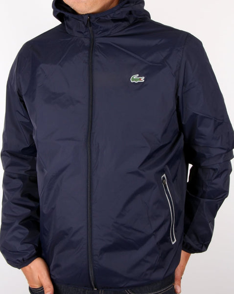 Lacoste Sport Tech Hooded Jacket Navy