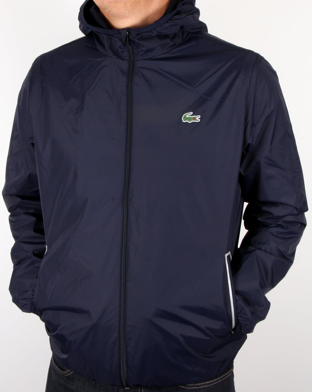 Lacoste Sport Tech Kapuzenjacke Marineblau