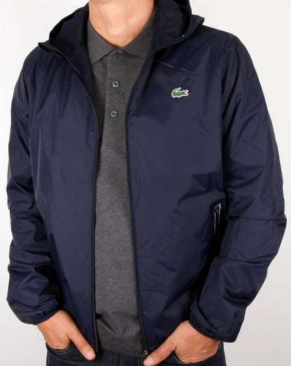 Lacoste Sport Tech Kapuzenjacke Marineblau