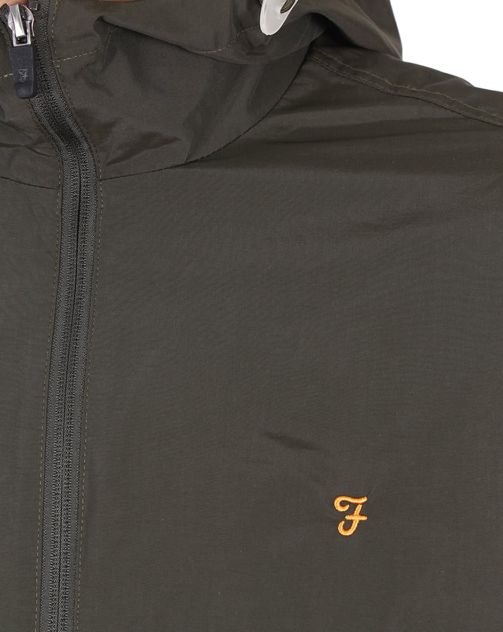 Farah – Newbern – Kapuzenjacke in tiefem Olivgrün