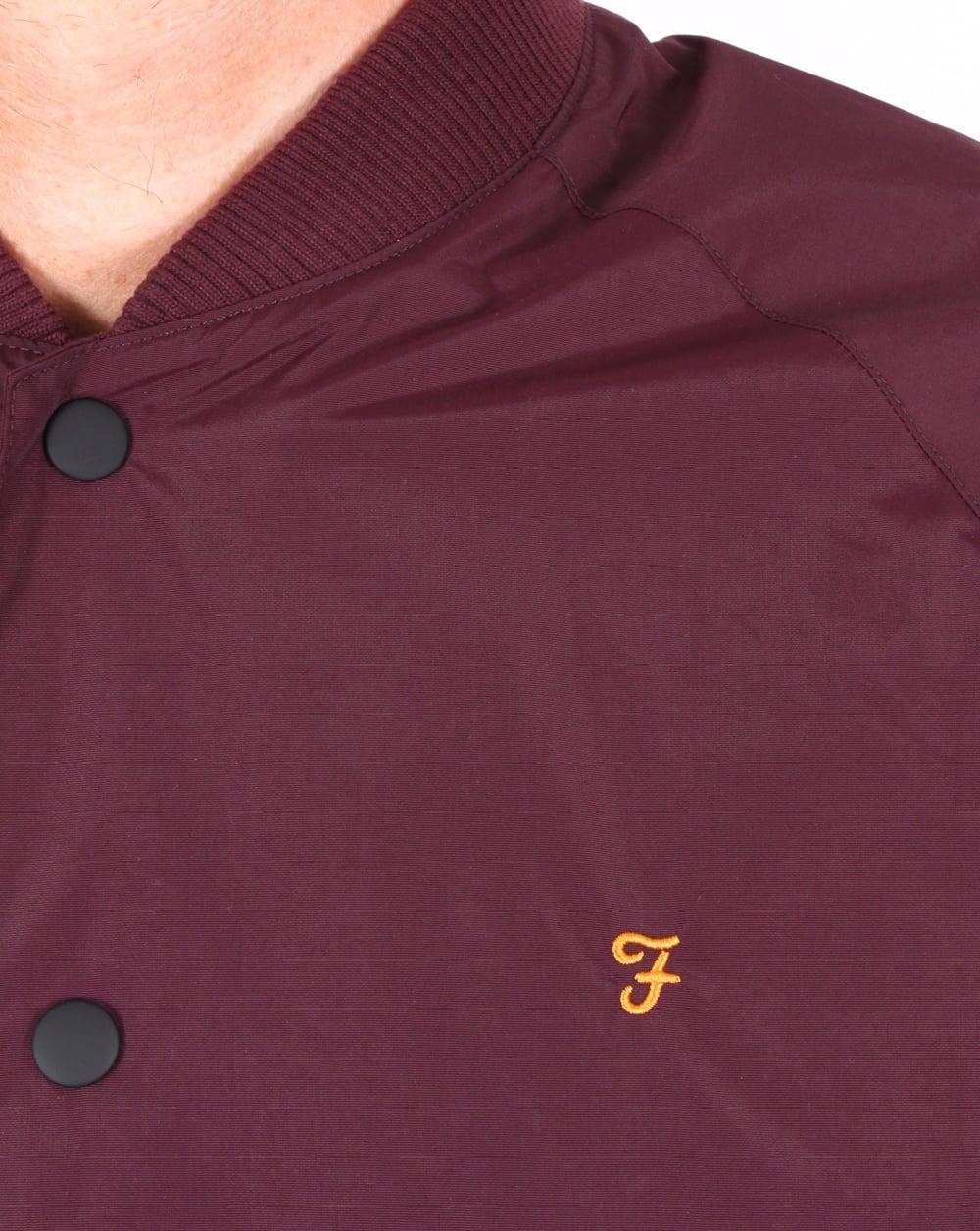 Farah Bellinger Bomberjacke Bordeaux