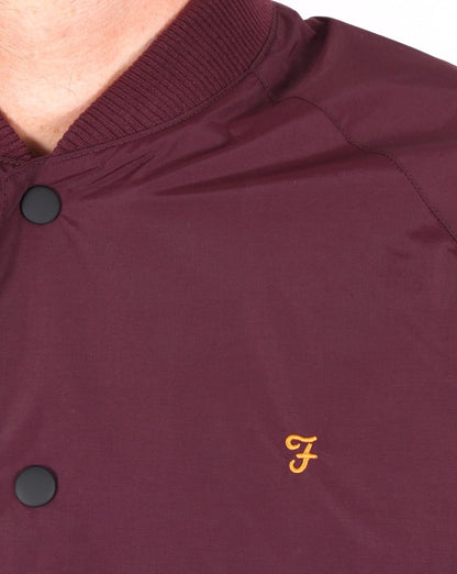 Farah Bellinger Bomberjacke Bordeaux