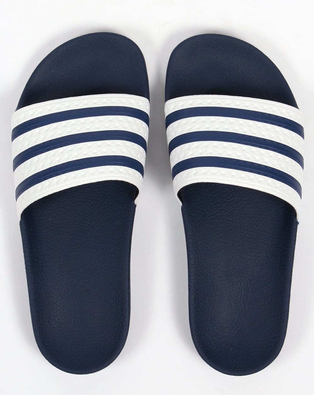 Adidas Adilette Slider Weiß/Marineblau