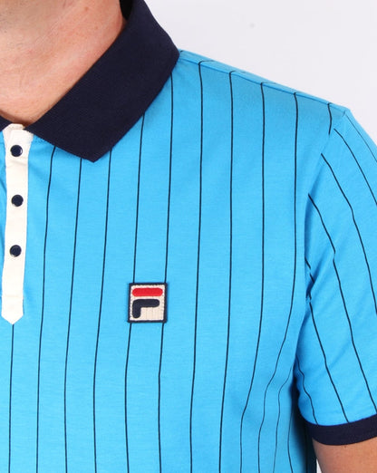 Fila Vintage Mk1 Settanta Poloshirt Malibu Blau