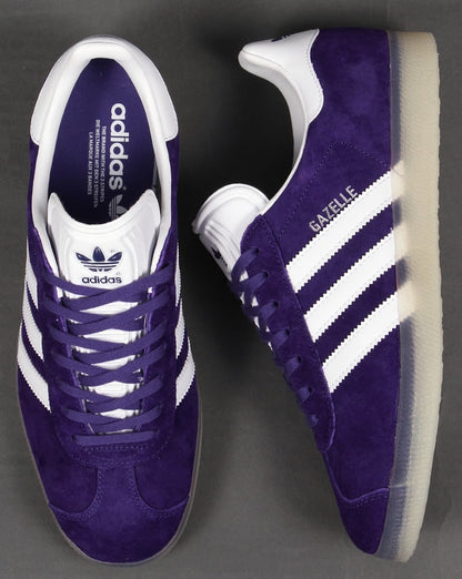 Adidas Gazelle Sneakers Lila Weiß/Eisgummisohle