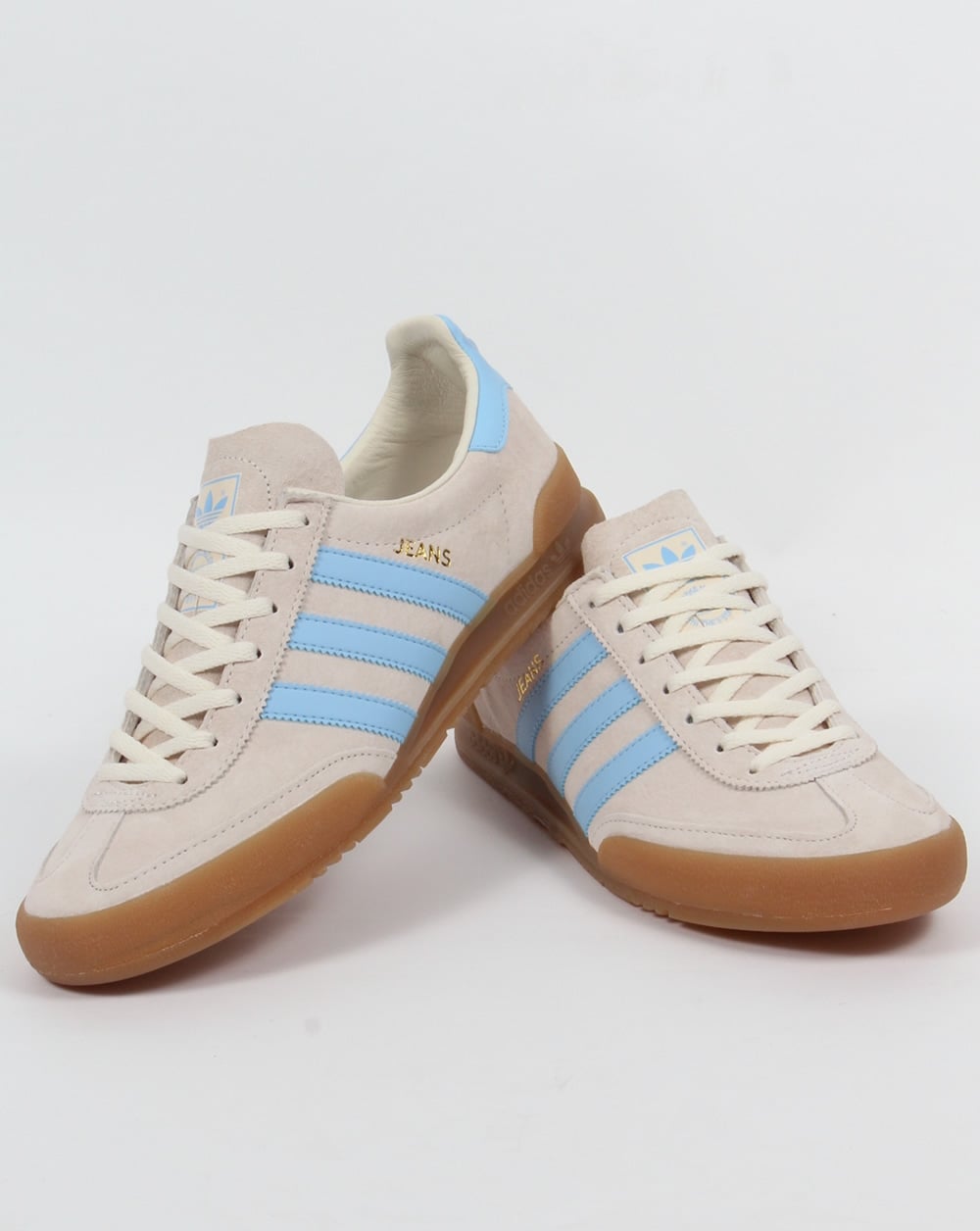 Adidas Jeans Sneaker Kreide/Himmelblau