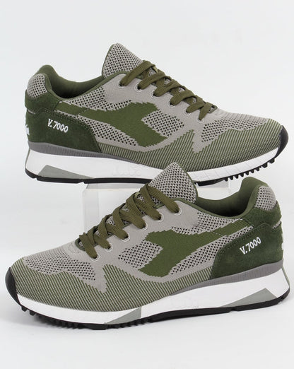 Diadora V7000 Weave Sneakers Olivgrün