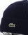 Lacoste Turn Up Ribbed Wool Beanie Navy