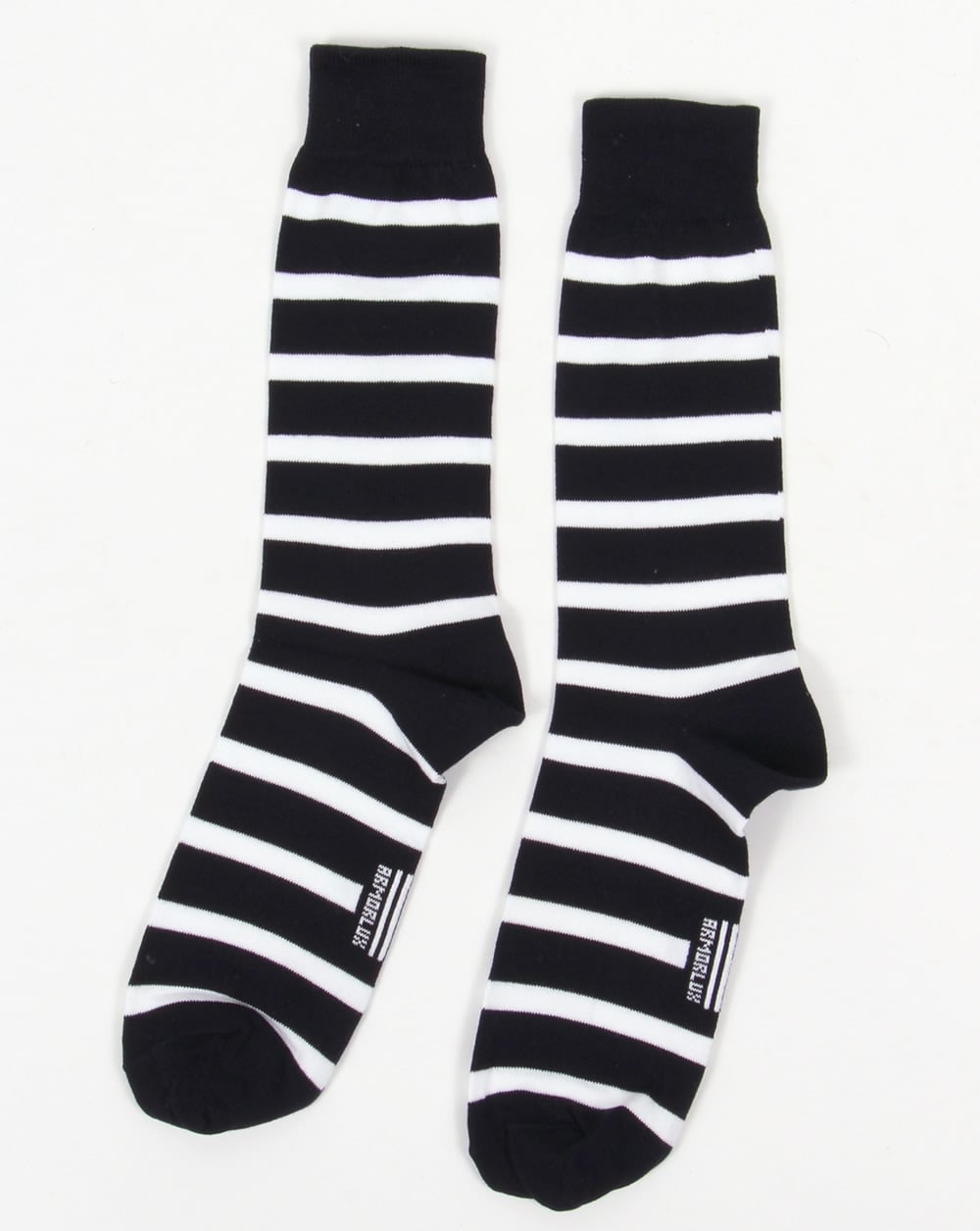 Armor-lux Gestreifte Socken Marineblau/Weiß