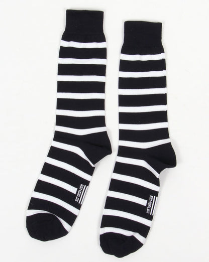 Armor-lux Gestreifte Socken Marineblau/Weiß