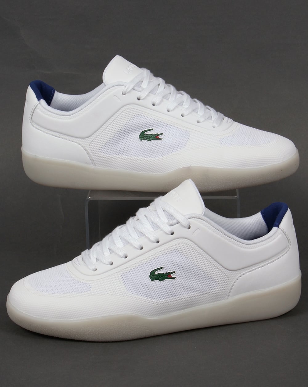 Lacoste Tramline SPM Sneakers Weiß/Marineblau