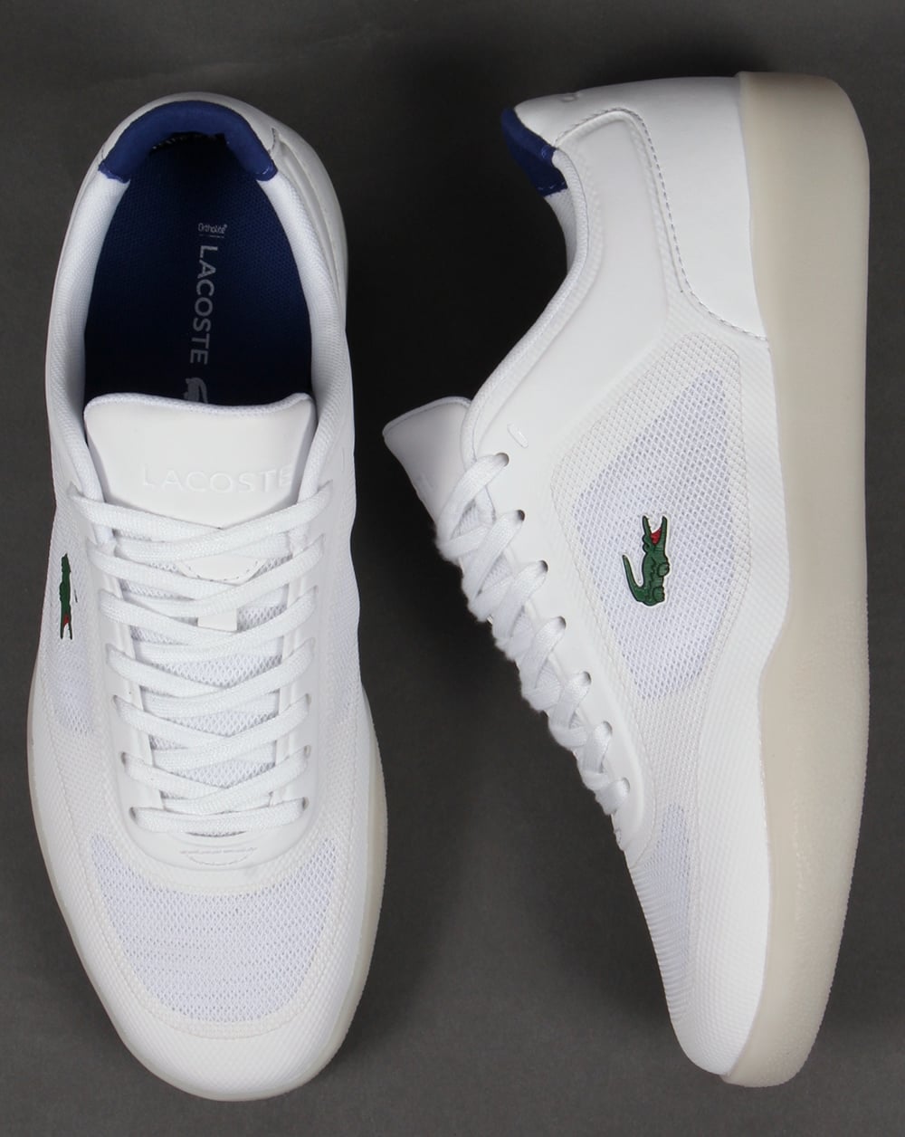 Lacoste Tramline SPM Sneakers Weiß/Marineblau