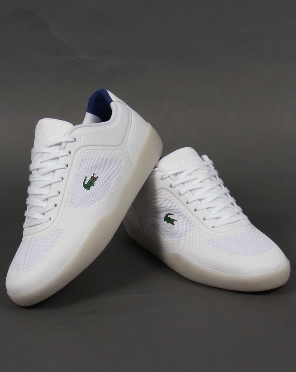 Lacoste Tramline SPM Sneakers Weiß/Marineblau