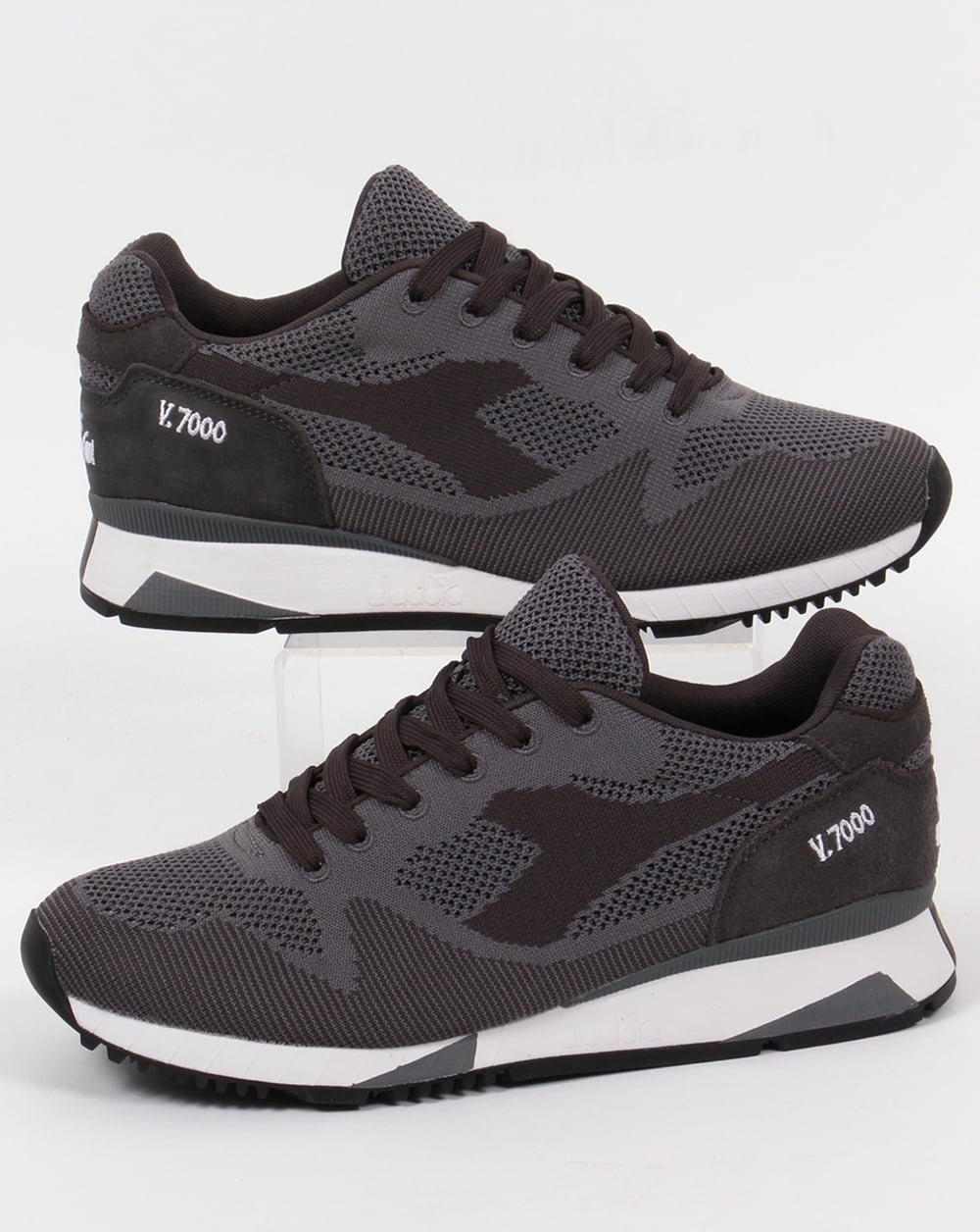 Diadora V7000 Weave Sneakers Stahlgrau