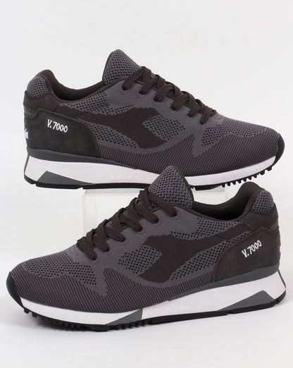 Diadora V7000 Weave Sneakers Stahlgrau