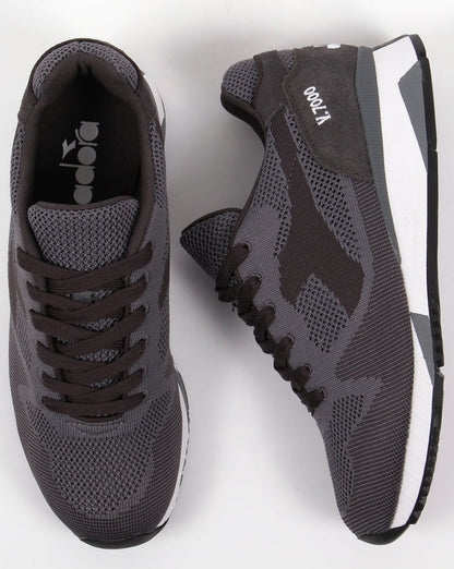 Diadora V7000 Weave Sneakers Stahlgrau