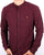 Farah Steen Grandad Collar Shirt Bordeaux