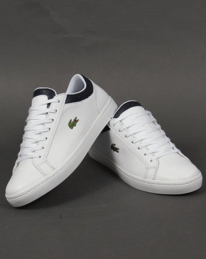 Lacoste Straightset Sneakers Weiß/Marineblau
