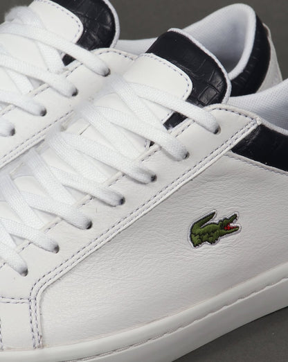 Lacoste Straightset Sneakers Weiß/Marineblau