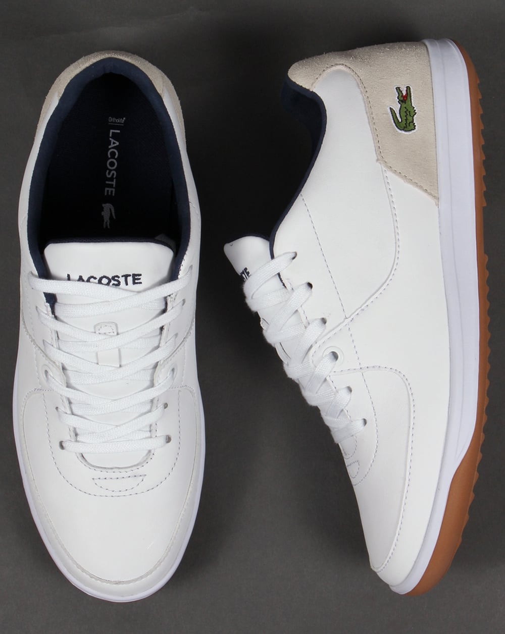 Lacoste – LS 12 – Minimal Ripple – Weiße Sneaker