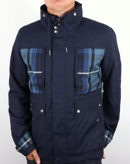 Pretty Green Blandford Jacke, Marineblau